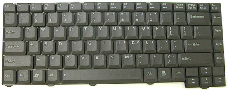 ASUS F3 Notebook Keyboard US QWERTY Черный клавиатура