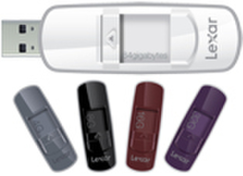 Lexar JumpDrive S70 64ГБ USB 2.0 Type-A Белый USB флеш накопитель