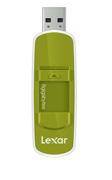 Lexar JumpDrive S70 8ГБ USB 2.0 Type-A Зеленый USB флеш накопитель