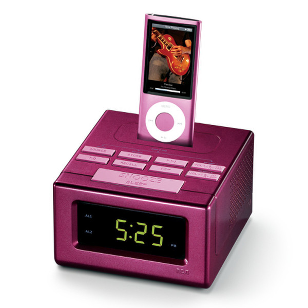 Audiovox RC130i Clock Pink