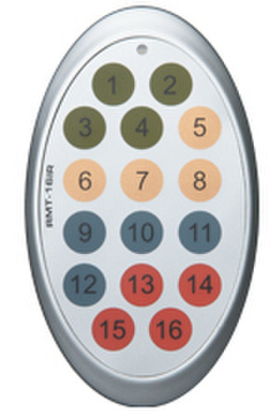 Gefen RMT-16IR Инфракрасный беспроводной Нажимные кнопки Серый пульт дистанционного управления