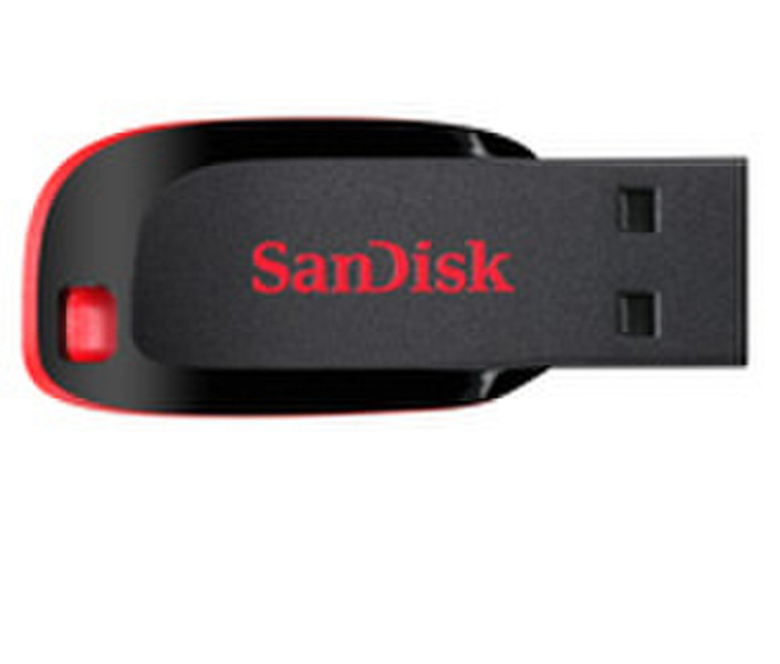 Sandisk Cruzer Blade 8ГБ USB 2.0 Type-A Черный USB флеш накопитель