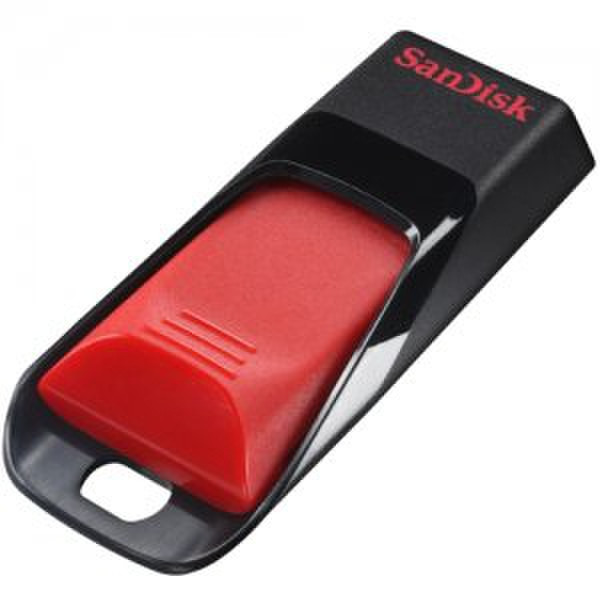 Sandisk Cruzer Edge 8GB 8ГБ USB 2.0 Type-A Черный, Красный USB флеш накопитель