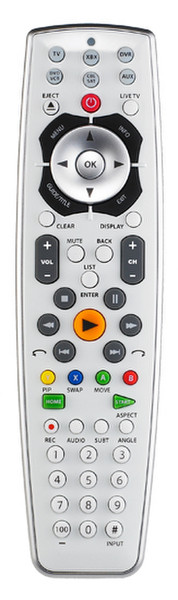 Interlink X-Link IR Wireless press buttons Silver remote control