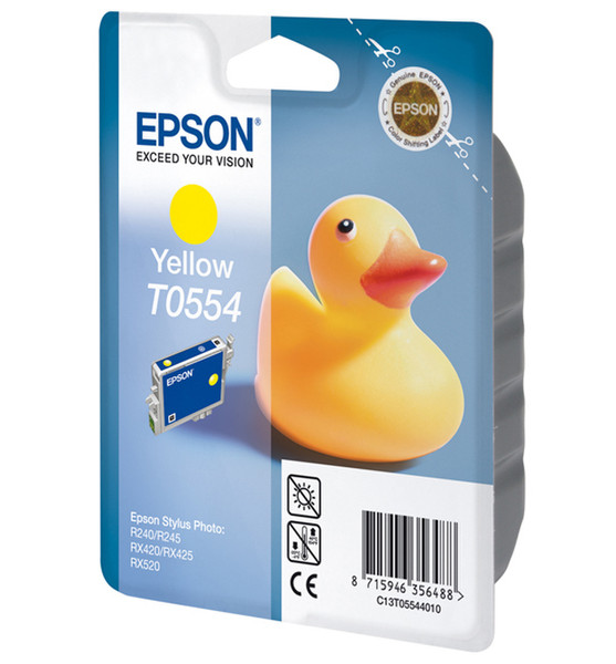 Epson T0554 yellow ink cartridge