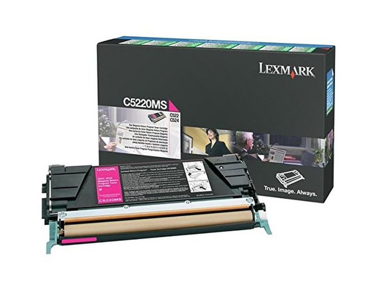 Lexmark C5220MS Laser cartridge 3000страниц Маджента тонер и картридж для лазерного принтера