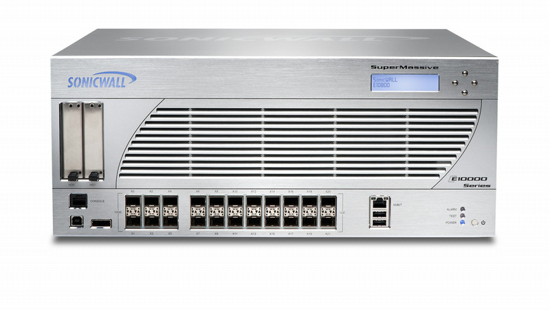 DELL SonicWALL SuperMassive E10800 40000Мбит/с аппаратный брандмауэр