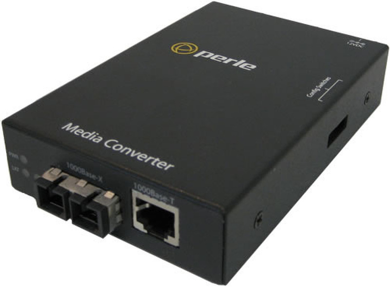 Perle S-1000-M2SC05 1000Mbit/s 850nm Multi-mode network media converter