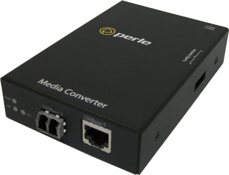 Perle S-100-S2LC20 100Мбит/с 1310нм Single-mode сетевой медиа конвертор