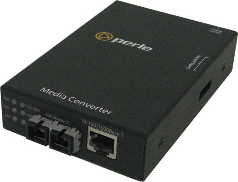 Perle S-1110-M2SC05 1000Mbit/s 850nm Multi-mode network media converter