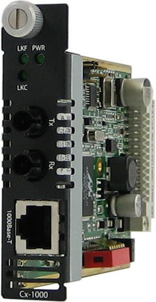 Perle C-1000-M2ST05 Eingebaut 1000Mbit/s 850nm Multi-Modus Netzwerk Medienkonverter