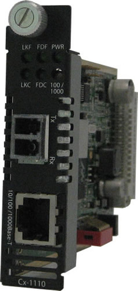 Perle CM-1110-S2LC40 Eingebaut 1000Mbit/s 1310nm Einzelmodus Netzwerk Medienkonverter