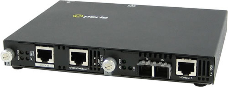 Perle SMI-1000-S2SC160 1000Мбит/с 1550нм Single-mode сетевой медиа конвертор