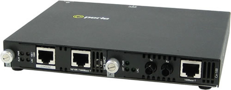 Perle SMI-100-M2ST2 100Mbit/s 1310nm Multi-Modus Netzwerk Medienkonverter
