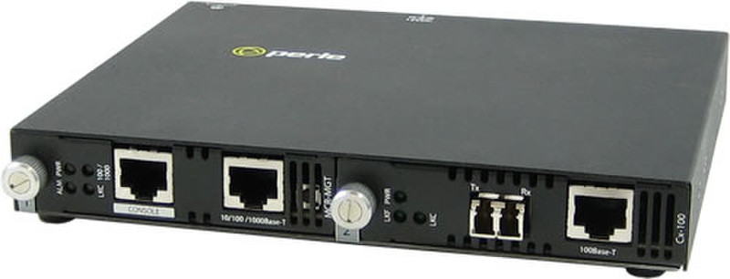 Perle SMI-100-S2LC40 100Mbit/s 1310nm Einzelmodus Netzwerk Medienkonverter