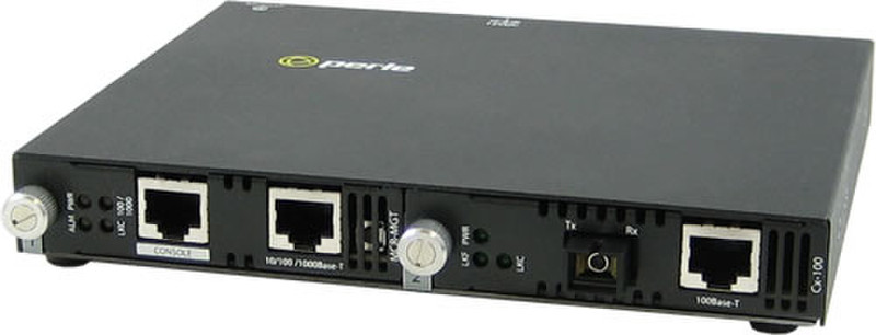 Perle SMI-100-S1SC20U 100Mbit/s 1550nm Einzelmodus Netzwerk Medienkonverter