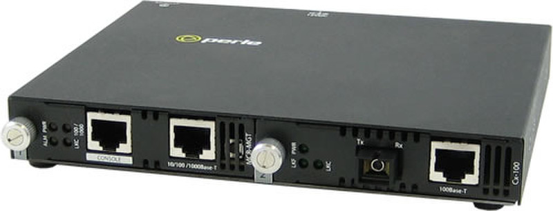 Perle SMI-100-S1SC20D 100Mbit/s 1550nm Einzelmodus Netzwerk Medienkonverter