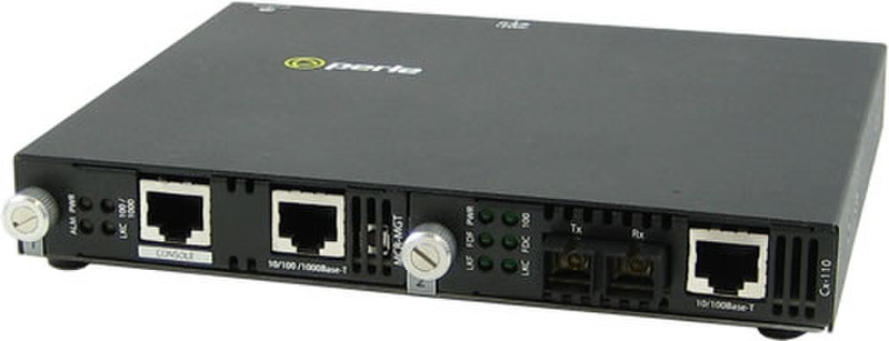 Perle SMI-110-S2SC20 100Mbit/s 1310nm Einzelmodus Netzwerk Medienkonverter