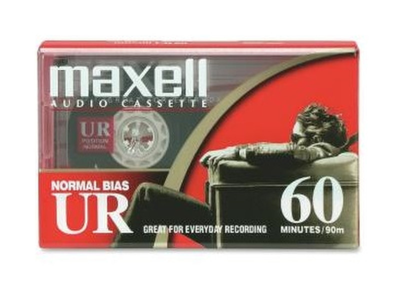 Maxell UR 60 Audio cassette 60min 2Stück(e)