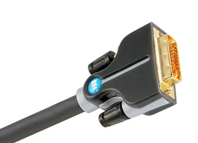 Monster Cable 122090-00 1.22м DVI-D DVI-D Черный DVI кабель