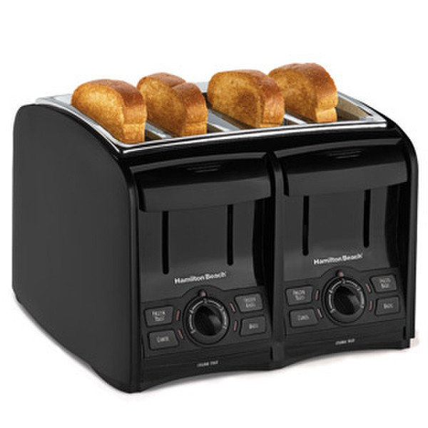 Hamilton Beach 24121 4slice(s) Black toaster