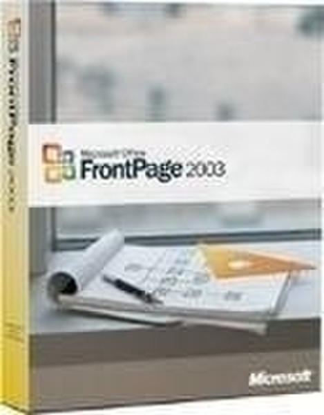 Microsoft FrontPage 2003, Win32, Disk Kit, MVL, CD, CZ