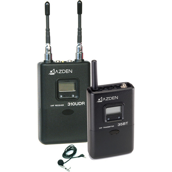 Azden 310LT Stage/performance microphone Wireless Black microphone