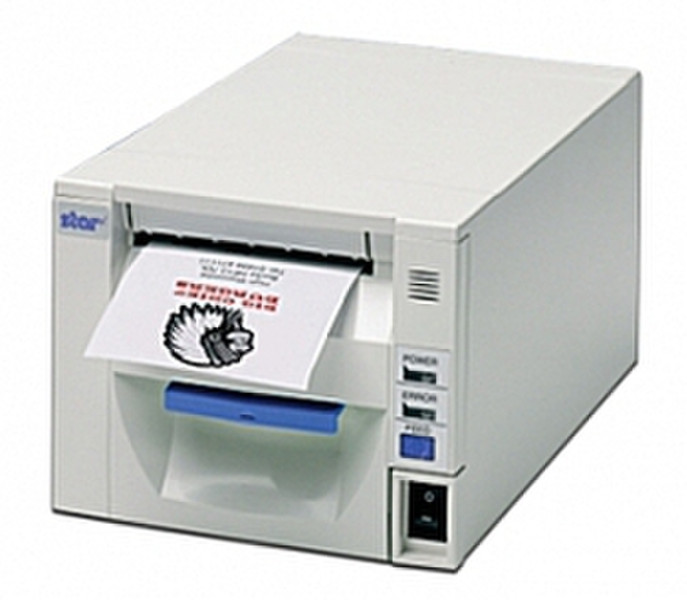 Star Micronics FVP10U-24 Прямая термопечать 406 x 203dpi Белый устройство печати этикеток/СD-дисков
