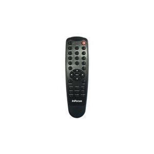 Infocus Remote Control f/IN100 IR Wireless push buttons Black remote control
