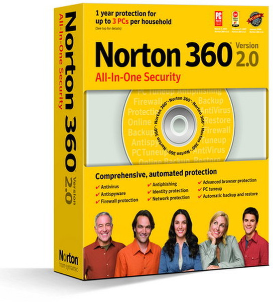 Symantec Norton 360, CZ 1user(s) CZE