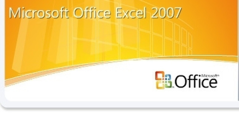 Microsoft Excel 2007, Win32, Disk Kit, MVL, CD, CZ