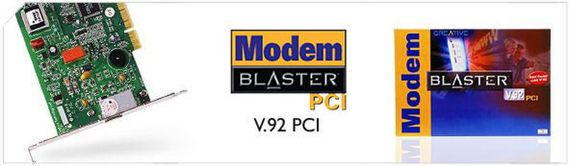 Creative Labs ModemBlaster NON V92 int Win PCI 56кбит/с модем