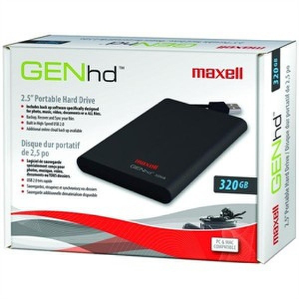 Maxell 320GB GENhd 2.0 320GB Black