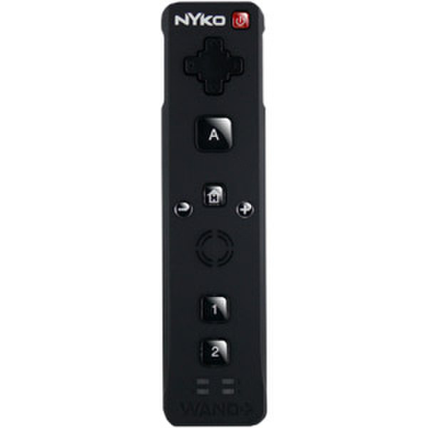 Nyko Wand+ push buttons Black remote control