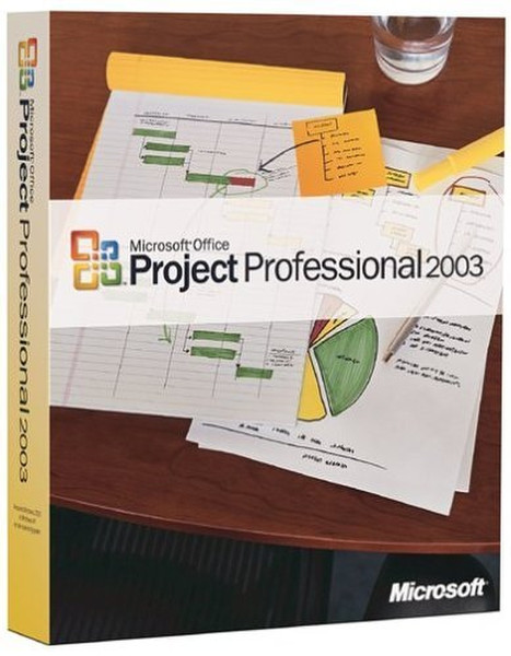 Microsoft Project Professional 2003, MVL, CD, w/1, CZ