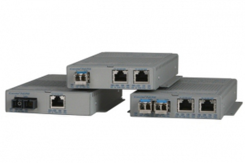 Omnitron OmniConverter FPoE/S 100Mbit/s 1310nm Multi-Modus Netzwerk Medienkonverter