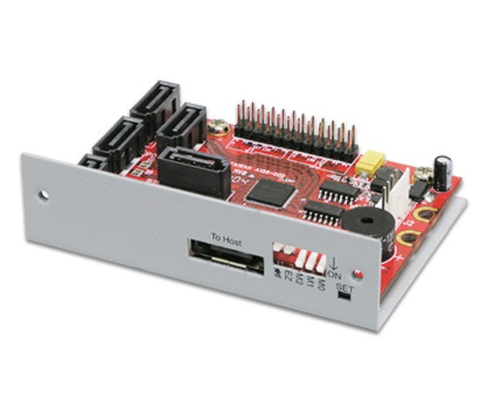 Addonics 5 Port Hardware PM XA Серый, Красный док-станция для ноутбука