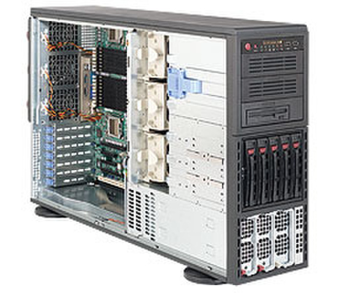 Supermicro 4041M-32R+B NVIDIA MCP55 Pro Socket F (1207) 4U Черный