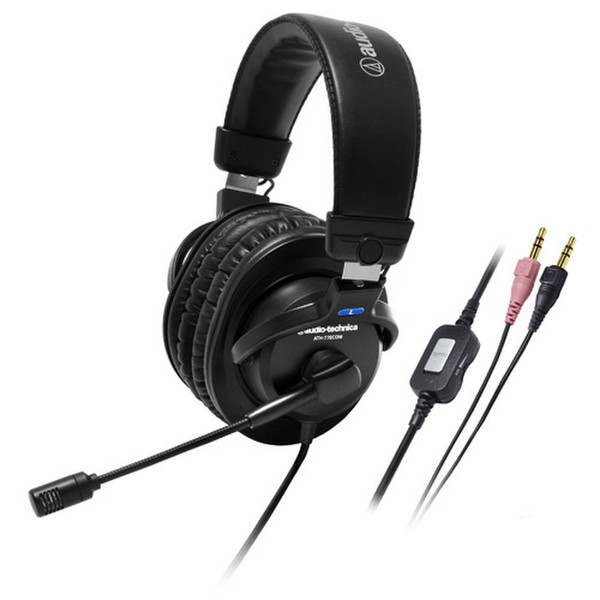 Audio-Technica ATH-770COM Binaural Head-band Black headset