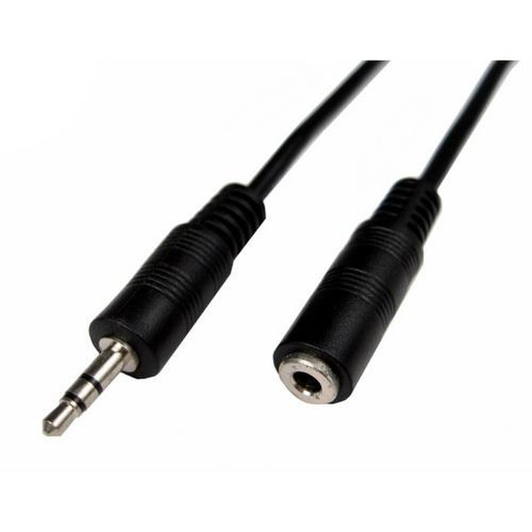 Cables Unlimited 3.5mm Male to Female Stereo Cable 6 ft 1.83m 3.5mm 3.5mm Black