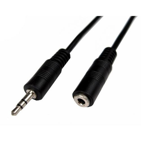 Cables Unlimited 3.5mm Male to Female Stereo Cable 12 ft 3.66m 3.5mm 3.5mm Schwarz