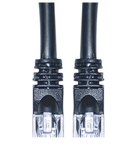 Siig CB-5E0311-S1 2.13m Black networking cable