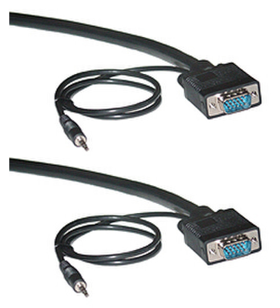 Siig CB-VG0R11-S1 15.24m VGA (D-Sub) VGA (D-Sub) Schwarz VGA-Kabel