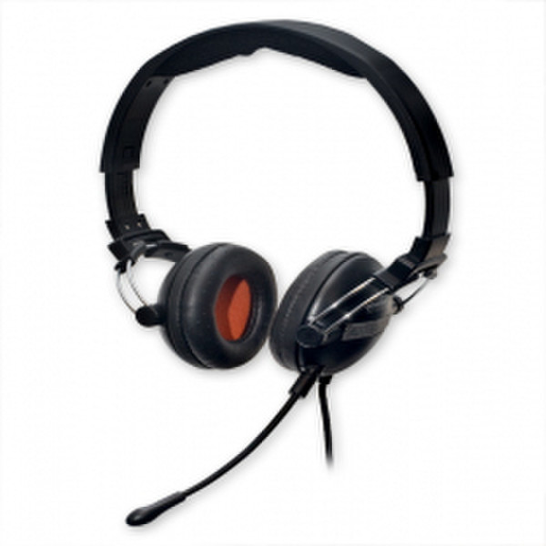 SYBA CL-AUD63011 Binaural Kopfband Schwarz Headset