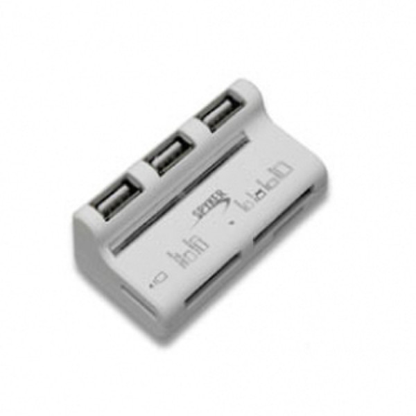 SYBA CL-CRD50007 USB 2.0 Белый устройство для чтения карт флэш-памяти