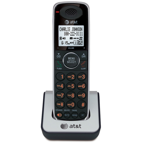 VTech CL80100 DECT Идентификация абонента (Caller ID) Черный, Cеребряный телефон