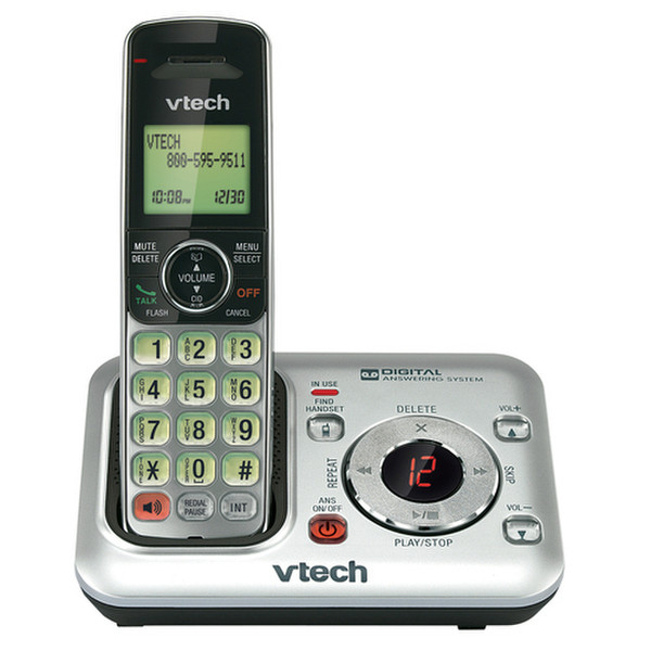 VTech CS6429 DECT Идентификация абонента (Caller ID) Серый телефон