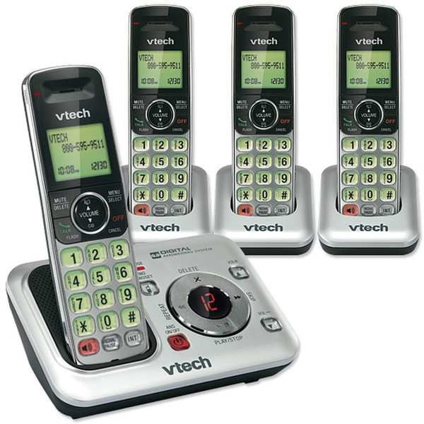 VTech CS6429-4 DECT Идентификация абонента (Caller ID) Серый телефон