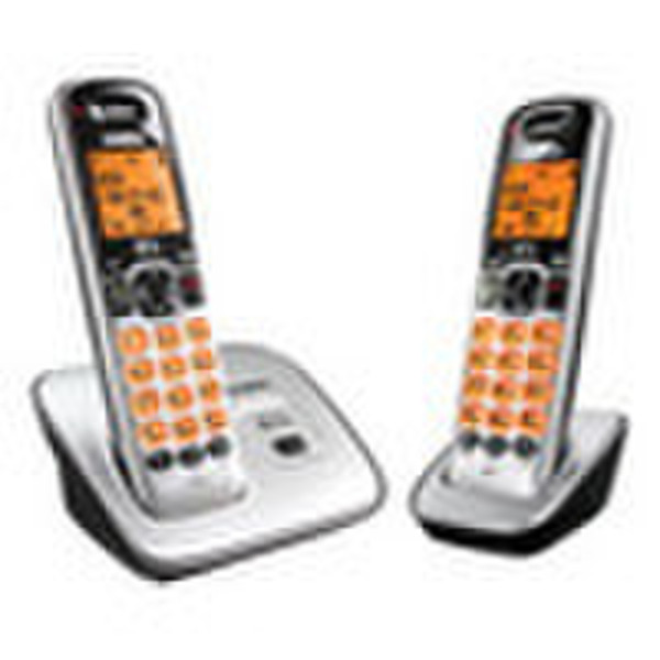 Uniden D1660-2 DECT Anrufer-Identifikation Grau Telefon