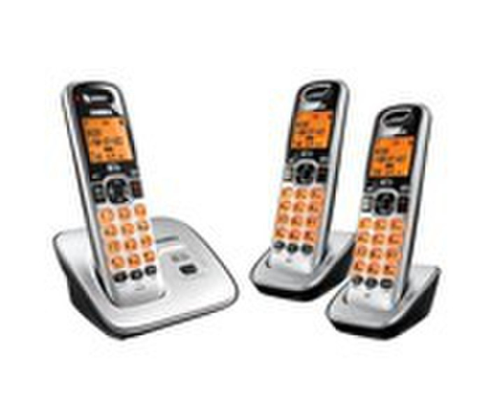 Uniden D1660-3 DECT Caller ID Grey telephone